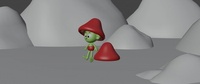 sprites play 'leap frog'
