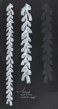 Frozen branches (Willow tree)