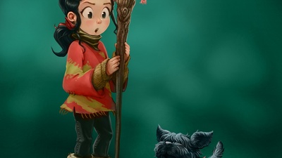 Previz : 2D painting with advanced shading of the character design