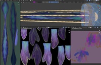 One Texture Paint Drapes WIP