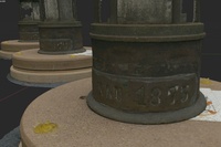 舊礦工燈紋理細節