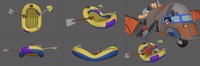 Inflatable Boat #1 - Blocking