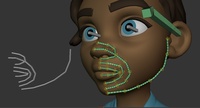 CloudRig: Face Chains (Before smoothing)