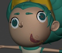 蓋比骨架綁定 1 - 臉部