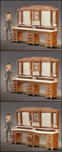 Proportion and style experiments with the dresser