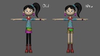 Ellie Outfit Tweaks (Side by Side)