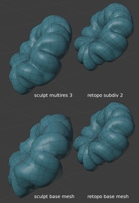 Ellie scrunchie - retopo