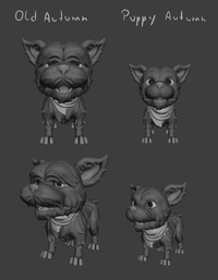 秋天 進行中 03 - 毛皮雕刻