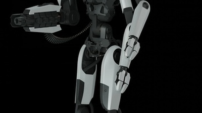 security robot - modeling turntable 3