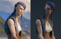 Mikassa Shading RnD Iteration