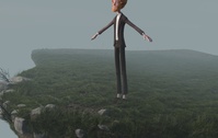 Victor on the cliff