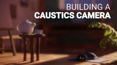 Simulating Physical Camera Lenses with Caustics
