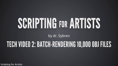 Render 10,000 OBJ files