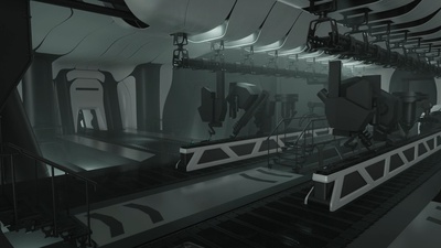 Factory interior modeling 04