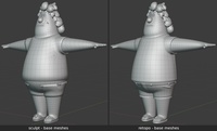 Phil completed - retopo