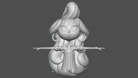 Emily Render Turntable (White)