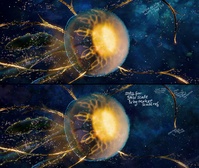 paintover - bg texture and stars