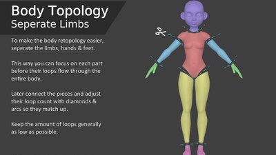 Body Topology - Seperate Limbs