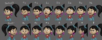 Ellie Expression Sheet Update #3