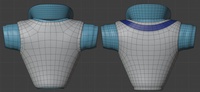 Rex shirt and vest - retopo