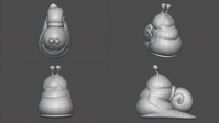 Chunky Snail Retopology