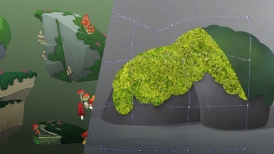 Krita Warp Tool Hits Warp Speed