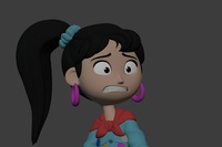 Ellie facial rig test 'frightened'