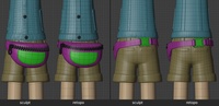 Ellie fannypack - retopo