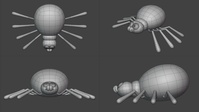 Spider Retopology