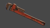 Pipe Wrench Shading - Turntable