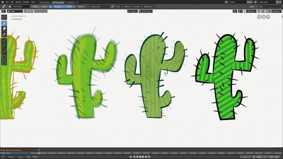 Drawing Brushes and Materials