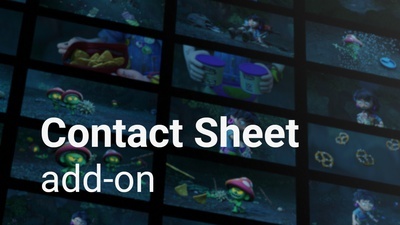 Contact Sheet Add-on