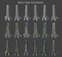 阿爾法 進行中 12 - 測試版腳變體