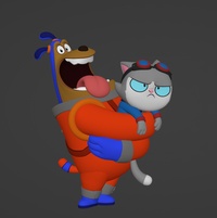 展翅翱翔 宣傳姿勢（未渲染）