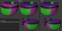 Ellie fannypack - retopo