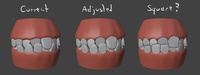 Rex Teeth Paintover