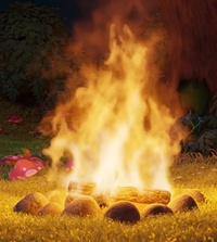 Camp fire - simulation 2 (slower)