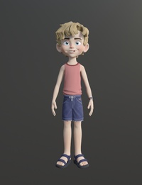 風暴雕刻渲染正面