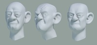 Wu Manchu Henchmen Sculpts WIP 1