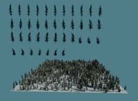 Pine tree cards