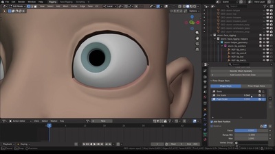 Iris and pupil