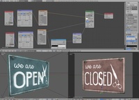 開啟和關閉標誌