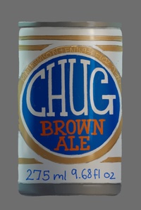 Chug beer can design