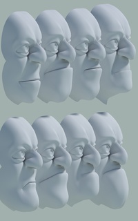 Henchmen Mouths & Chins