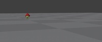 sprite evil running fast (world space)