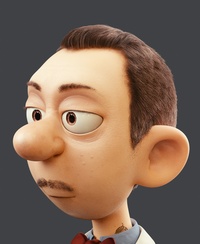 Barber hair editing - tweaks on hairline & eyebrows