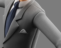 Agent suit texturing - work in progress