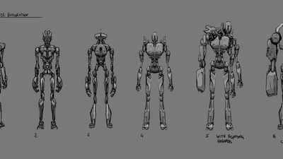 security robot - more shape explorations