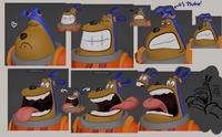 Dog expressions paintover