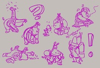 Dog poses 2